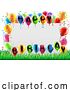 Vector Illustration of Happy Birthday Balloons Party Background Banner by AtStockIllustration