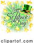 Vector Illustration of Happy St Patricks Day Leprechaun Hat Design by AtStockIllustration