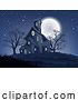 Vector Illustration of Haunted House Haunt Halloween Background by AtStockIllustration