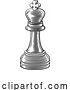 Vector Illustration of King Chess Piece Vintage Woodcut Style Concept by AtStockIllustration