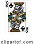 Vector Illustration of King of Clubs Design from Deck of Playing Cards by AtStockIllustration