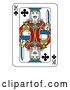 Vector Illustration of King of Clubs Playing Card by AtStockIllustration