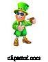 Vector Illustration of Leprechaun St Patricks Day Character by AtStockIllustration