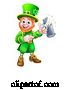 Vector Illustration of Leprechaun St Patricks Day Mascot by AtStockIllustration