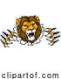 Vector Illustration of Lion Animal Sports Team Mascot by AtStockIllustration