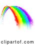 Vector Illustration of Magical Colorful Rainbow Arch by AtStockIllustration