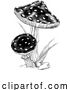 Vector Illustration of Mushrooms Toadstools Vintage Engraved Woodcut by AtStockIllustration