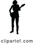 Vector Illustration of Musician Guitarist Silhouette by AtStockIllustration