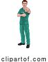 Vector Illustration of Nurse Doctor Pointing Your Country Needs You by AtStockIllustration