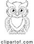 Vector Illustration of Owl Wise Old Bird by AtStockIllustration