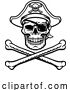 Vector Illustration of Pirate Hat Skull and Crossbones by AtStockIllustration