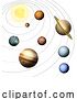 Vector Illustration of Planets of Our Solar System Illustration by AtStockIllustration