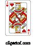 Vector Illustration of Playing Card Jack of Hearts Red Yellow and Black by AtStockIllustration