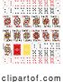 Vector Illustration of Playing Cards Deck Full Complete Red Yellow Black by AtStockIllustration