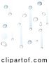 Vector Illustration of Rain Drops Drops Drips Water Droplets Background by AtStockIllustration