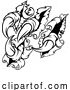 Vector Illustration of Ripping Tearing Monster Dinosaur Eagle Claw Talons by AtStockIllustration