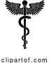 Vector Illustration of Rod of Asclepius Doctor Medical Symbol by AtStockIllustration