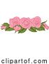 Vector Illustration of Roses Woodcut Vintage Style Flower Design by AtStockIllustration
