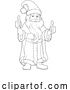 Vector Illustration of Santa Claus Father Christmas by AtStockIllustration