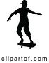 Vector Illustration of Silhouette Skater Skateboarder by AtStockIllustration