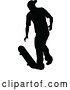 Vector Illustration of Silhouette Skater Skateboarder by AtStockIllustration