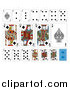 Vector Illustration of Spades Playing Card Suit by AtStockIllustration