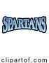 Vector Illustration of Spartans Sports Team Name Text Style by AtStockIllustration