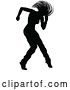 Vector Illustration of Street Dance Dancer Silhouette by AtStockIllustration