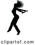 Vector Illustration of Street Dance Dancer Silhouette by AtStockIllustration