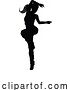 Vector Illustration of Street Dance Dancer Silhouette by AtStockIllustration