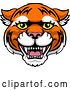 Vector Illustration of Tiger Mascot Cute Happy Character by AtStockIllustration