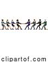 Vector Illustration of Tug of War Rope Pulling Business People Concept by AtStockIllustration