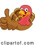 Vector Illustration of Turkey Thanksgiving or Christmas Character by AtStockIllustration