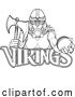 Vector Illustration of Viking Trojan Celtic Knight Cricket Warrior Lady by AtStockIllustration