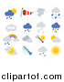Vector Illustration of Weather Icons by AtStockIllustration
