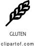 Vector Illustration of Wheat Plant Gluten Food Icon Concept by AtStockIllustration