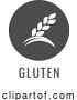 Vector Illustration of Wheat Plant Gluten Food Icon Concept by AtStockIllustration