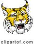 Vector Illustration of Wildcat Angry Wildcats Team Sports Mascot Roaring by AtStockIllustration