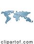 Vector Illustration of World Earth Map Global Background by AtStockIllustration
