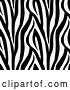 Vector Illustration of Zebra Animal Print Pattern Seamless Tile by AtStockIllustration